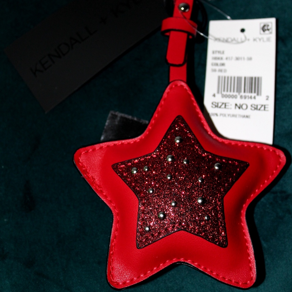 Kendall  & Kylie leather star key chain